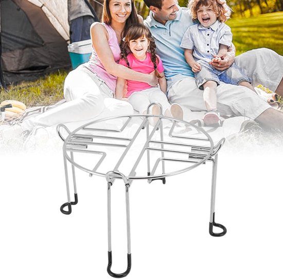 Dailygoods- Waterfilterstandaard Draagbaar - Roestvrij Staal - Afneembare Poten - Antislipvoetjes - Voor Berkey Big/Travel/Royal - Eenvoudige Installatie - Waterfilter van Dailygoods — afbeelding 4