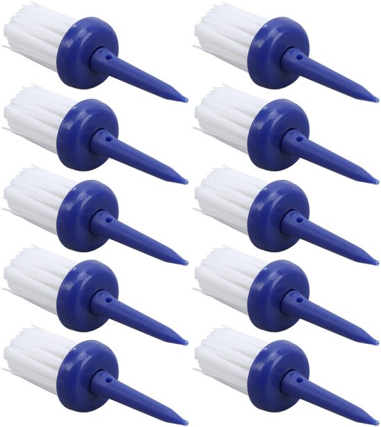 Dailygoods- Golf Tees 10 Stuks - Borsteltype - Duurzaam Kunststof - Lage Weerstand - Consistente Hoogte - Ideaal Voor Golftraining - Golfballen van Dailygoods — afbeelding 5