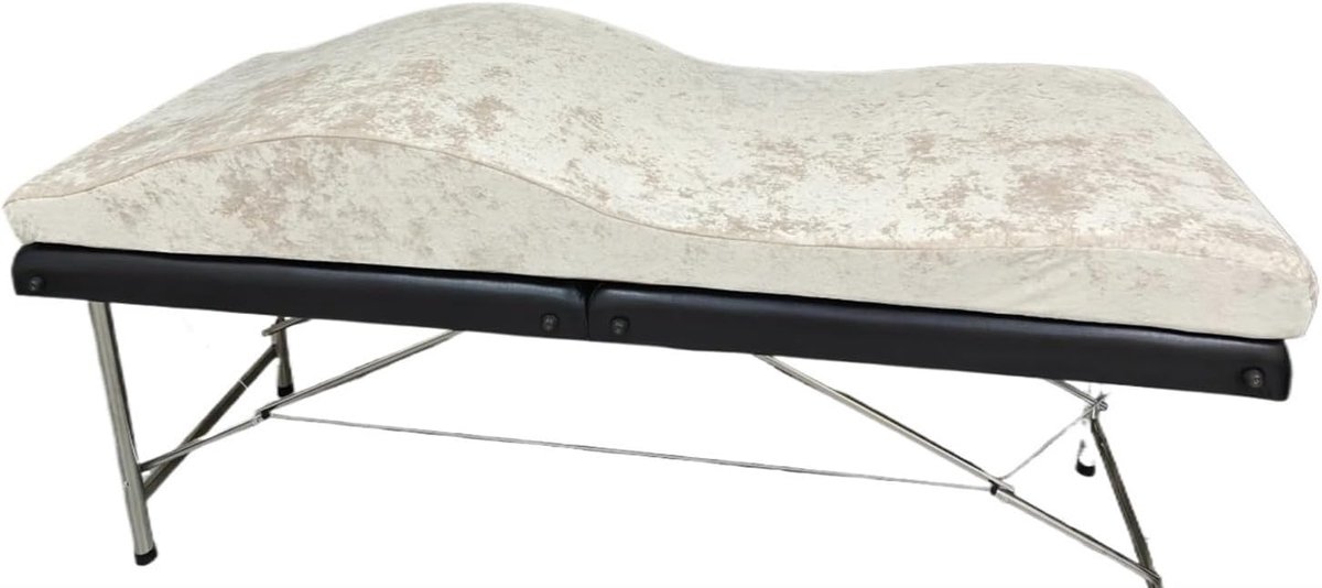 Massage Matras Topper - Wellness Matras Cover - Salon Behandelingen - Draagbaar Ontwerp - 180x60CM - Wit