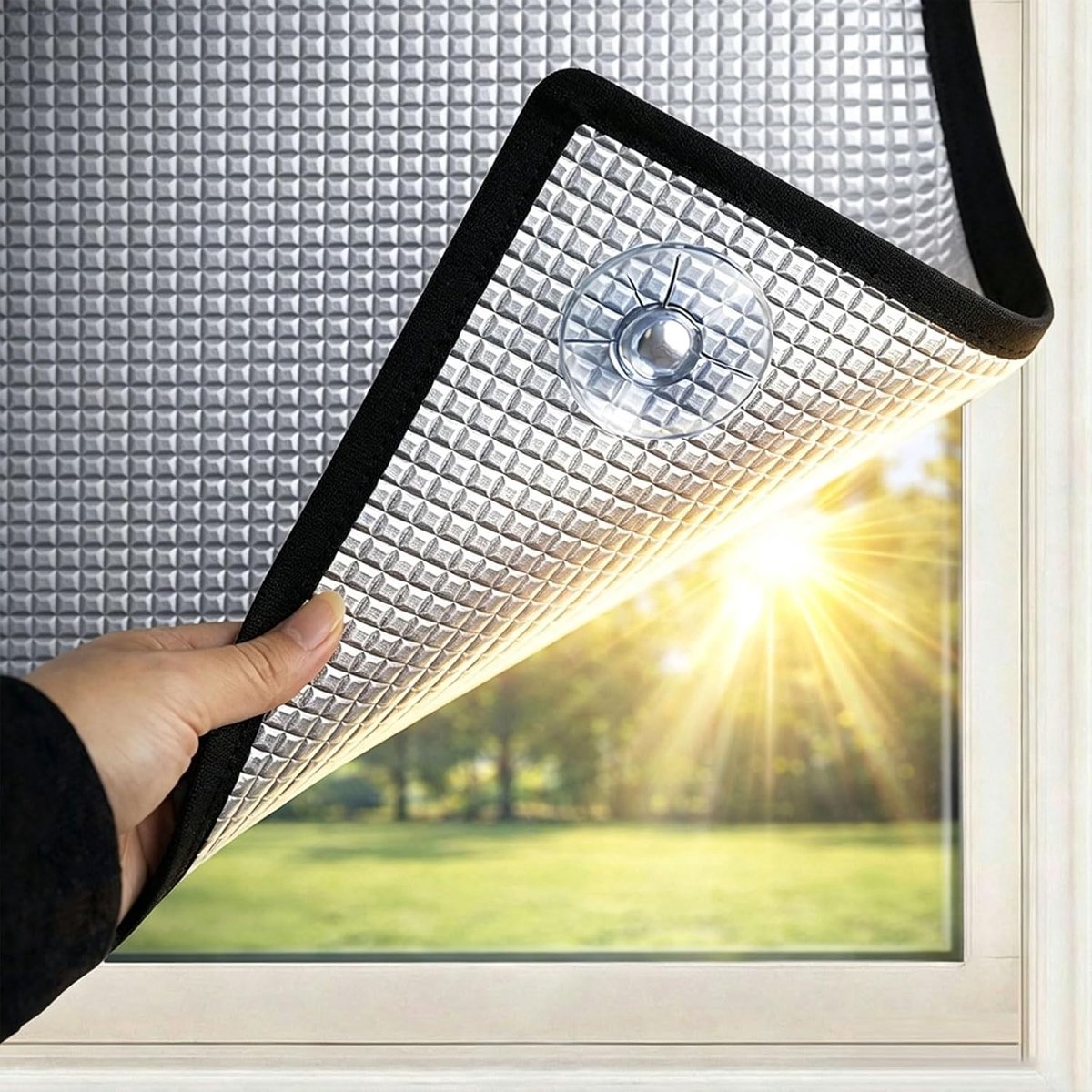 Raamfolie - Zonwerende folie - Warmte Reguleren - Verduisterend en Reflecterend - 100x140c