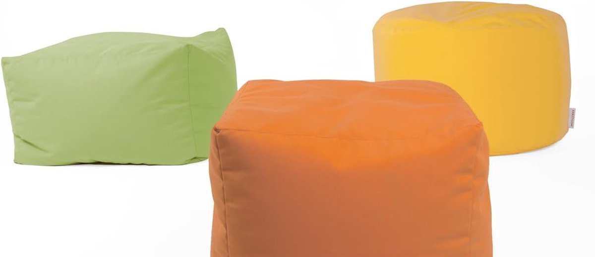 Outdoor Zitzak - Zitkussen Poef - Tuin Ontspanning - Waterafstotend Stof - 42 x 42 cm - Olijfgroen