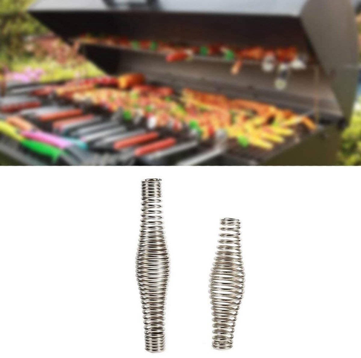 Dailygoods- Fornuis Handvat Roestvrij Staal - BBQ Pit Accessoires - Grill/Grillaccessoires - Ergonomisch - Houtkachel/Roker - 4.3"/5.5" Maat - Grillhandvat