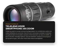 Monoculaire Verrekijker - Krachtige Dual Focus - Optische Zoom