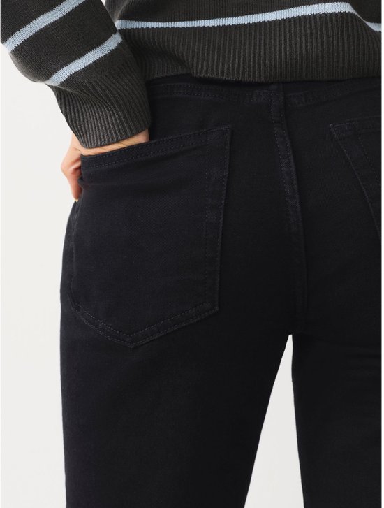Next - Dames - Nette stretchjeans met halfhoge taille - Zwart