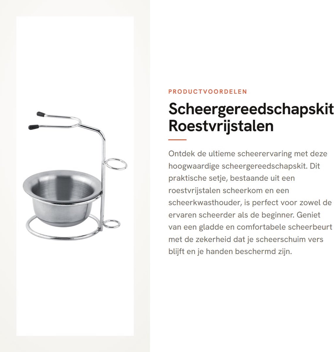 Dailygoods- Scheergereedschapskit Hoogwaardig Roestvrij Staal