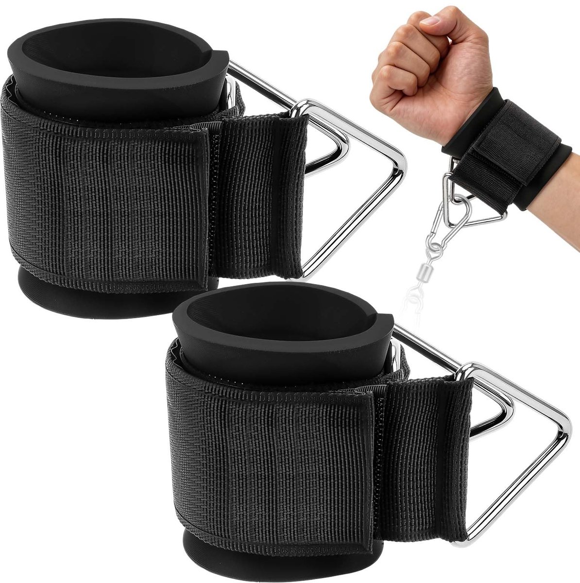 Dailygoods - 2 Stuks Verstelbare Polsbandages voor Fitness - Krachttraining