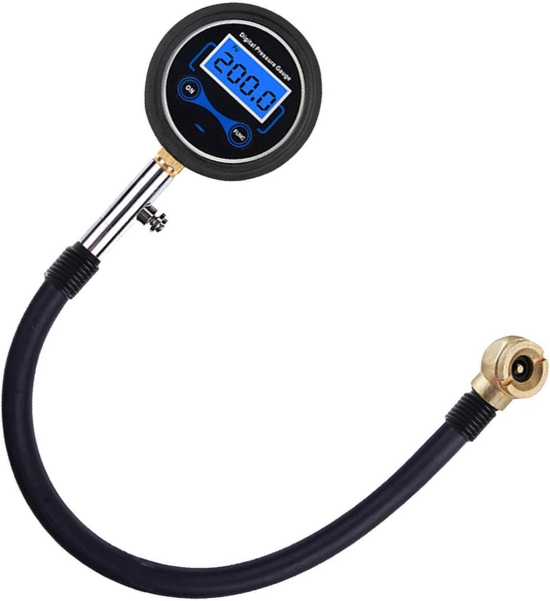 Autobanden meter - Luchtdrukmeter - Banden controleren - 4 Eenheden - 3545 cm - Zilver