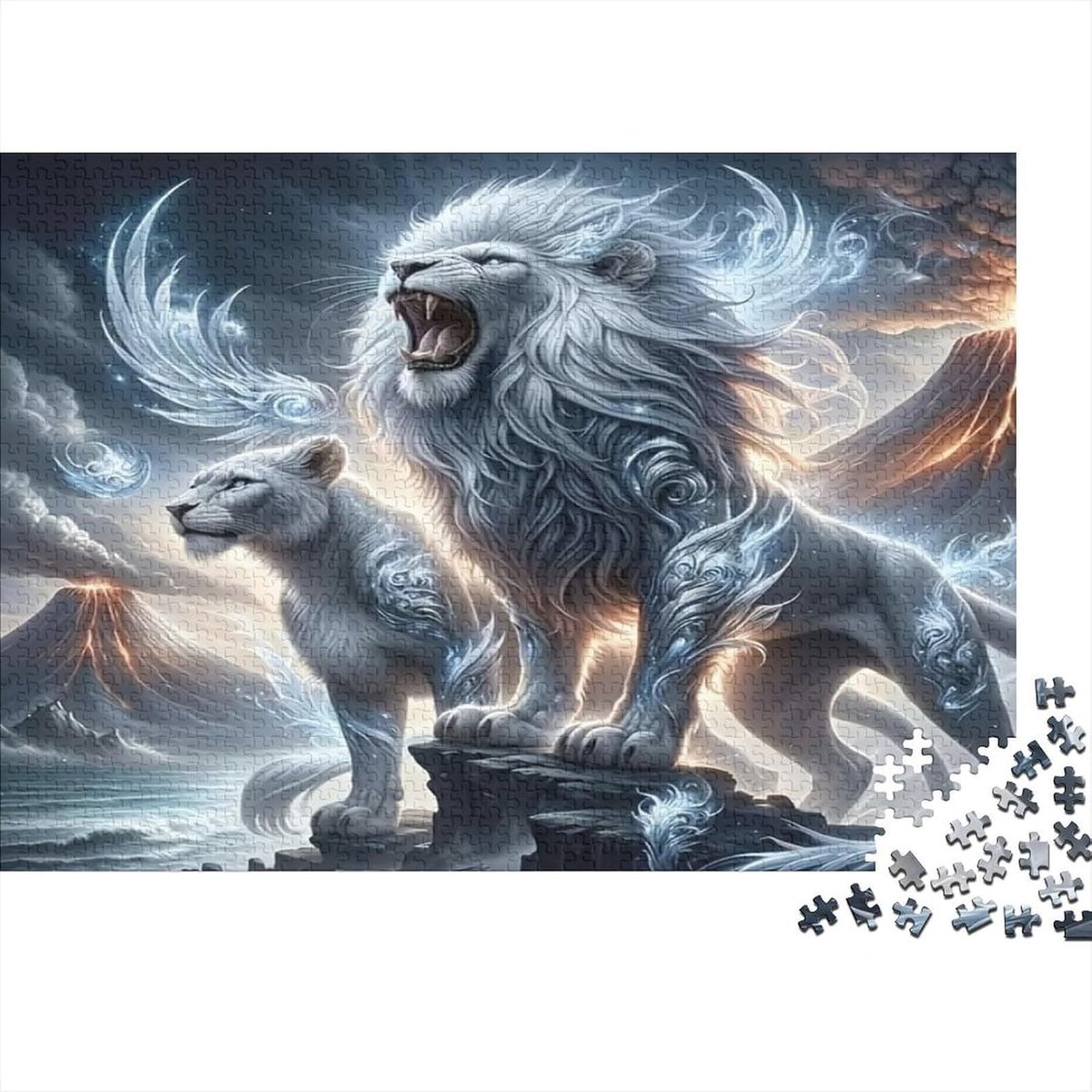 Papieren Puzzel - Legpuzzel Volwassenen - Ontspannend Spel - 1000 Stukjes - 52 x 38 cm - Stijl-6