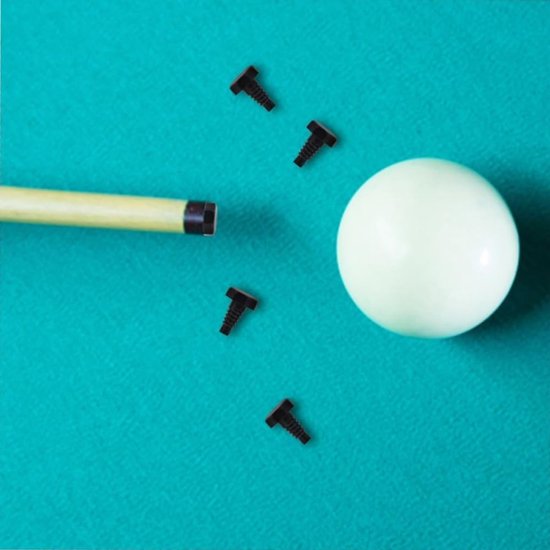 SnelShoppen - Billiard Case Nylon Keukenbeschermer 15 Stuks Billiard Onderzijde Rubber Pad Staart Cover Accessoires Snooker Cue Bescherming Antistoot van Snelshoppen — afbeelding 4