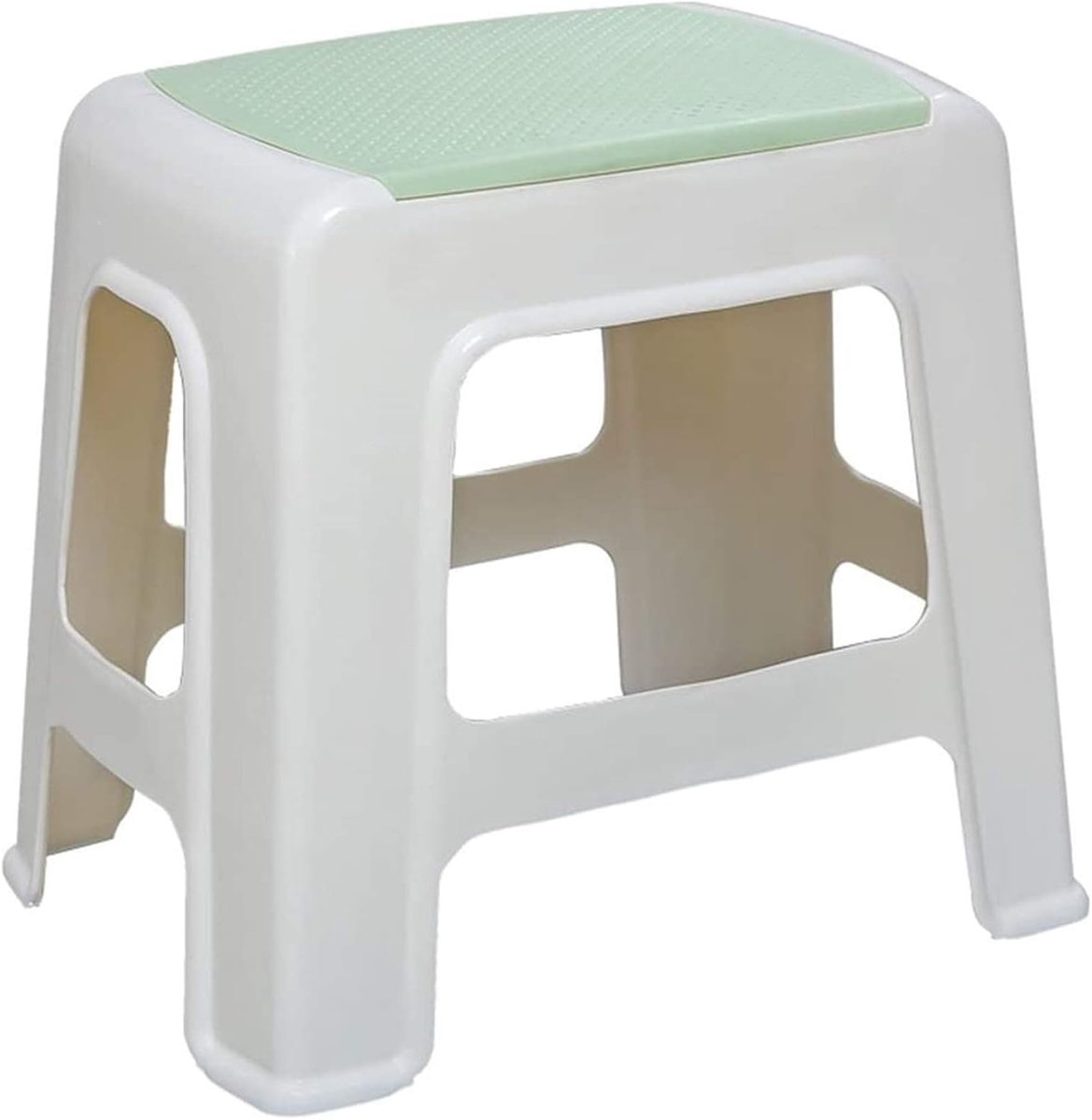 Badkamer Douche Zitje - Zitje Kruk - Comfortabel Douchen - Draagbaar Plastic Ontwerp - XL 20x30x31cm - Groen