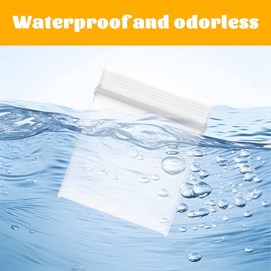 Dailygoods- Mini Zakjes 200 Stuks - Transparante Zakjes - Herbruikbare Zakjes - Sluitzakjes - Opslagzakjes - Duurzaam Materiaal - Ziplock Bags van Dailygoods — afbeelding 3