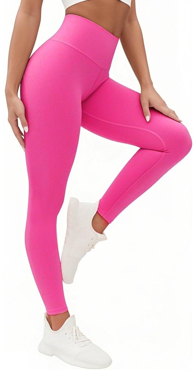 Dailygoods- Legging Dames Hoge Taille - Ademend - Sportbroek - Yoga - Katoen - Comfortabele Pasvorm - Yogaleggings