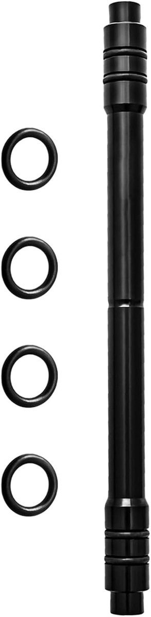 As Adapter - Fietstrainer Tool - Fiets Onderhoud - Aluminium Legering - 142 mm - Zwart