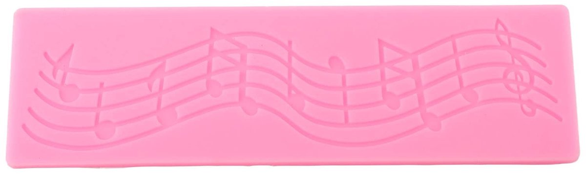 Dailygoods - Fondant Kant Mal - Siliconen Mold voor Cake Decoratie met Muzieknoten