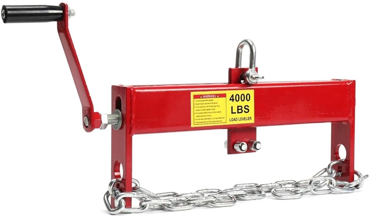 Elektrische takel - Motor lifter - Zware lasten heffen - 2 Ton capaciteit - 53 cm lengte - Rood
