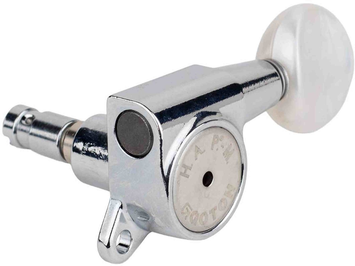 Gotoh GTH13920 SG381 stemmechanieken met HAPM and 05PW knoppen, 6L, chroom