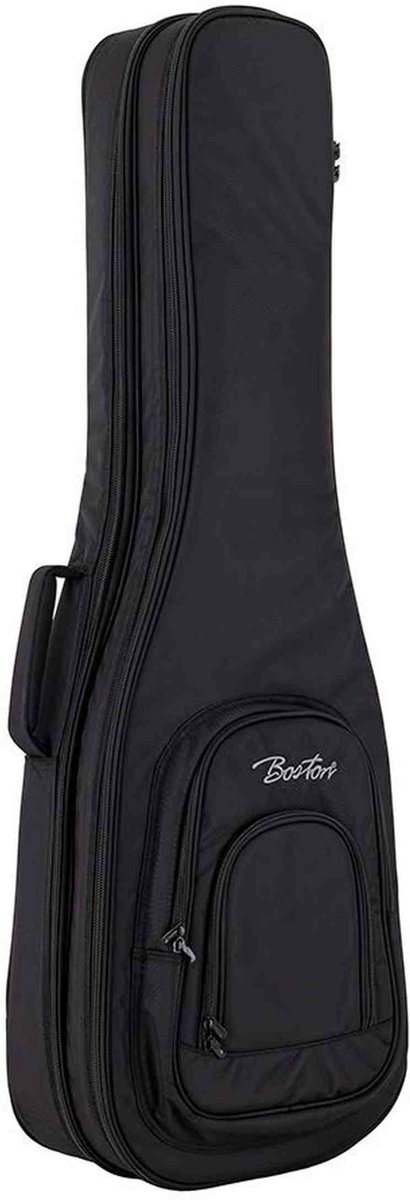 Boston EGB2-565 deluxe gigbag voor 2 elektrische gitaren 25mm padding 1680D zwart rugzakriemen