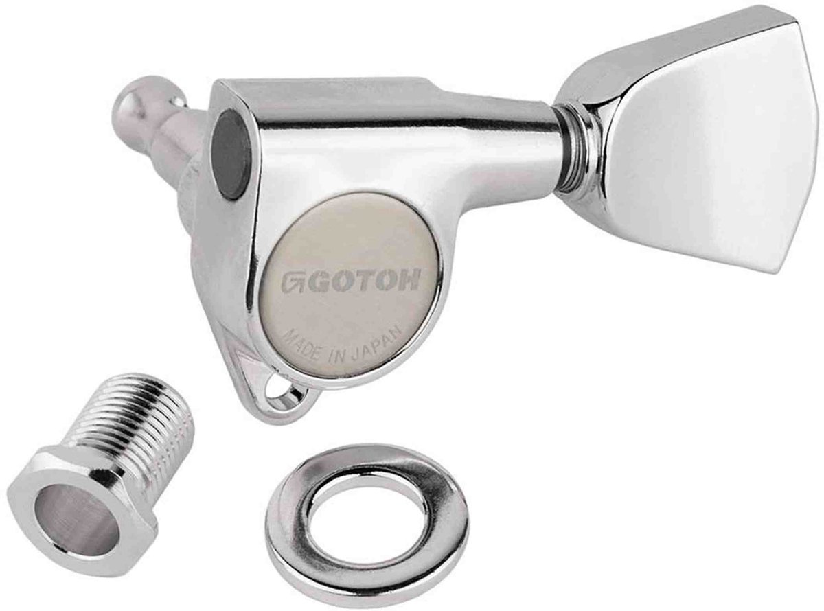 Gotoh GTH13318 SG301 stemmechanieken met 04 knoppen, 3L3R, chroom