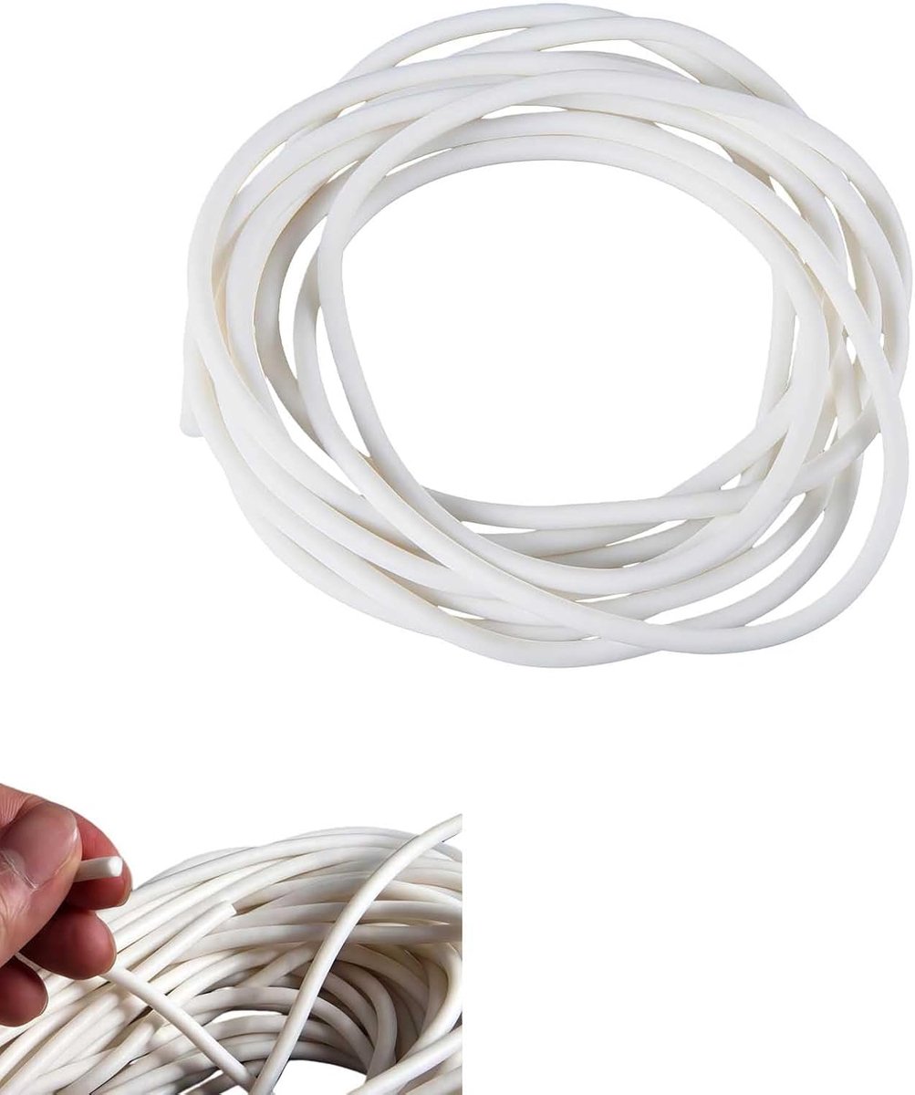 siliconen foam afdichtingstrip 5 meter flexibel en hittebestendig 3mm voor ramen deuren en muren