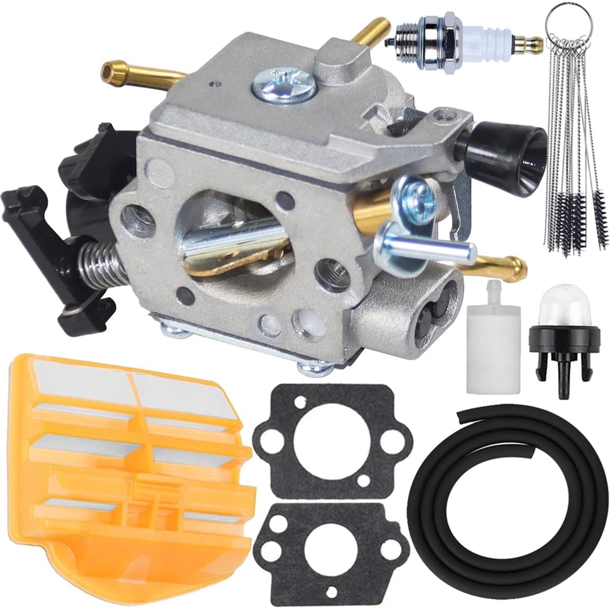 C1M-EL37B Carburateur met 544080802 luchtfilterkit voor Husqvarna 445 445E 450 450E voor Jonsered CS2245, CS2245S, CS2250S voor ambachtsman Gas kettingzaag onderdelen Carb vervangen 506450401