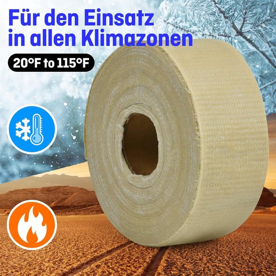 bandage, anti-corrosieband, 50 mm x 10 m, corrosiewerende tape, voor grondverbindingen, aardband, metaal, elektrische buitenondergrondbuis (50 mm x 10 m) — afbeelding 4