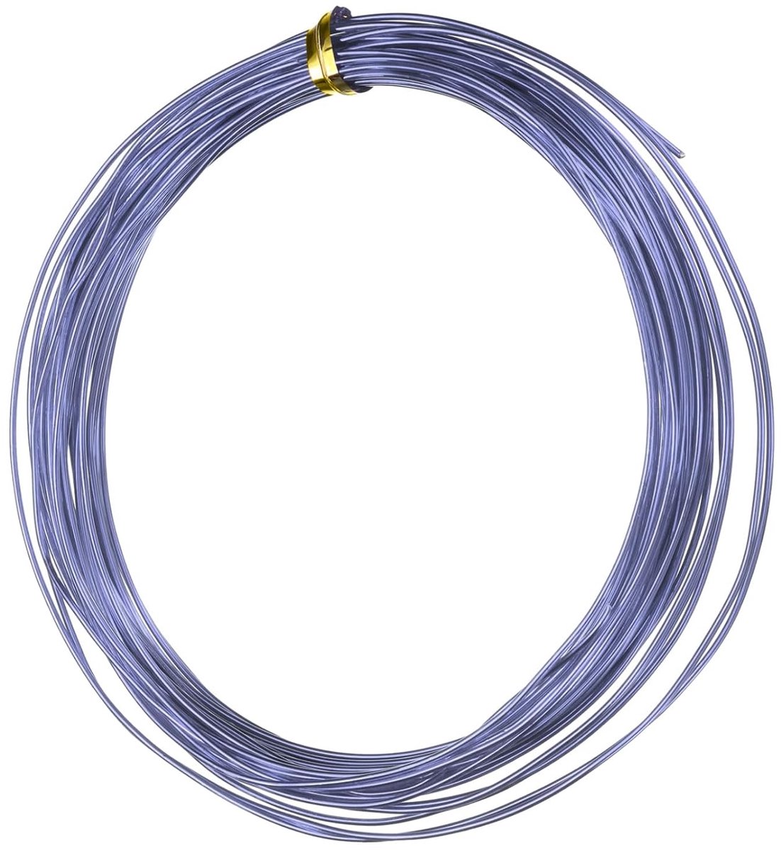 Draad, 18 gauge, 1 mm, 10 m, flexibele metaaldraad voor doe-het-zelf sieraden, bonsaibomen, lichtpaars