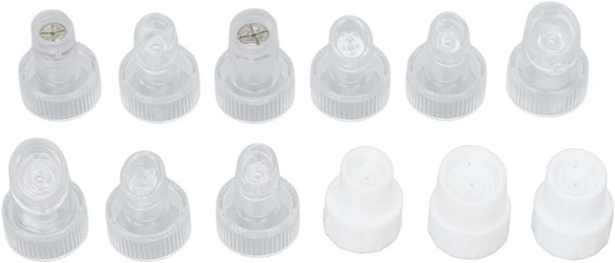 Dermabrasie Tip, 12 stks Hydra Facial Dermabrasie Tip Diepe Reiniging Microdermabrasie Spare Heads voor Huid Schoonheid