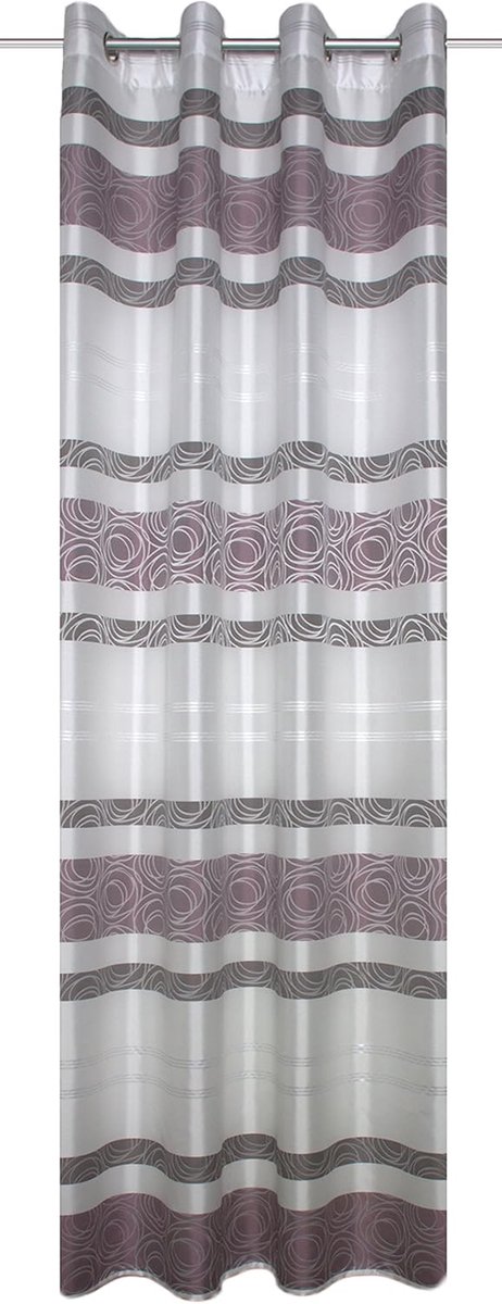 fashion Gordijnen, Gordijnen met Ringen, Ooggordijn, Stof, Mauve, 245 x 140 cm