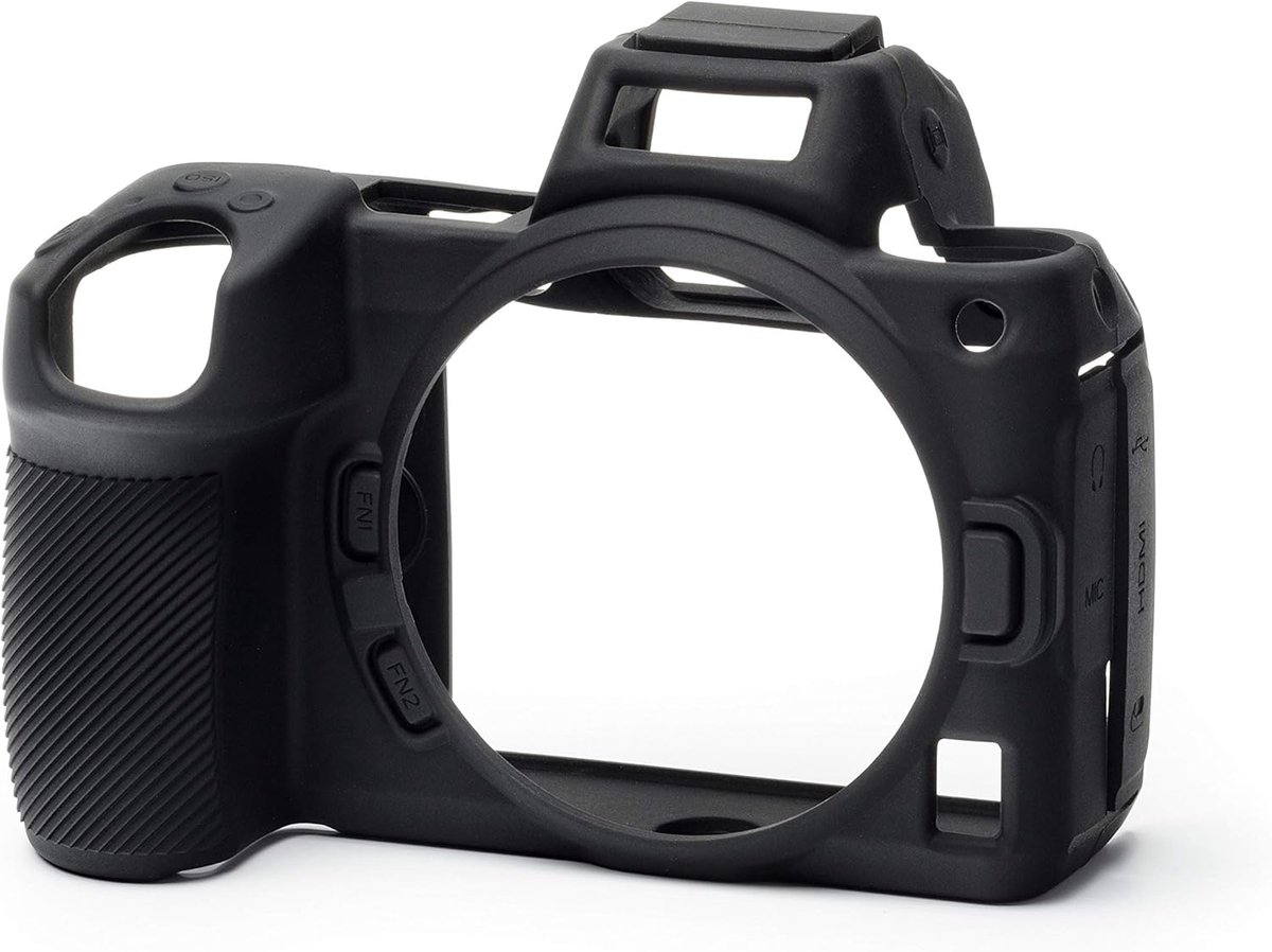 easyCover - Silicone camera case - Bescherming voor je camera Nikon Z5/Z6 II/Z7 II (Zwart)