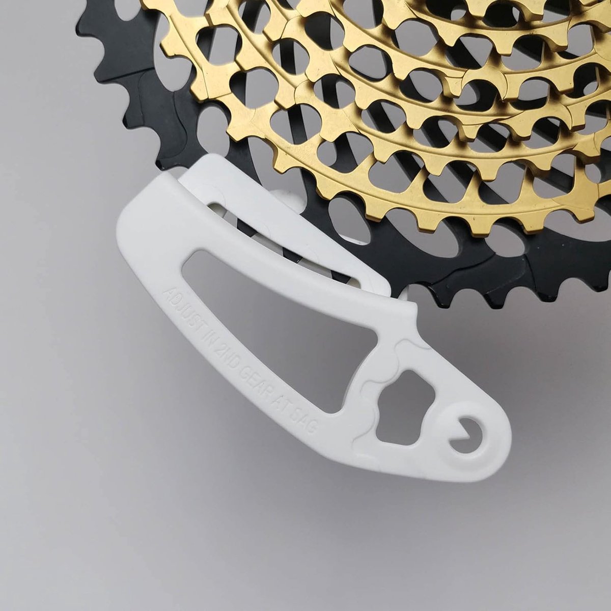 gereedschap voor het afstellen van de kettingspleet voor SRAM Eagle MTB achterderailleur, afstelmeter voor SRAM Eagle 52T en 50T cassettes. Gemaakt van duurzame en stevige nieuwe materialen.