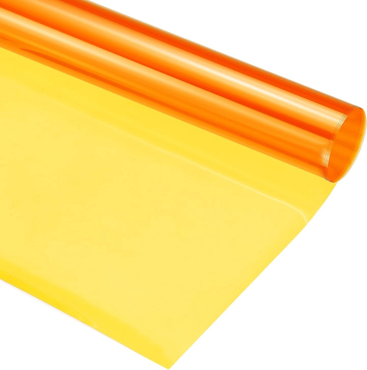 sourcing map Gel kleurfilter papierfolie voor camera fotostudio 40x50cm oranje 85A pakket van 2