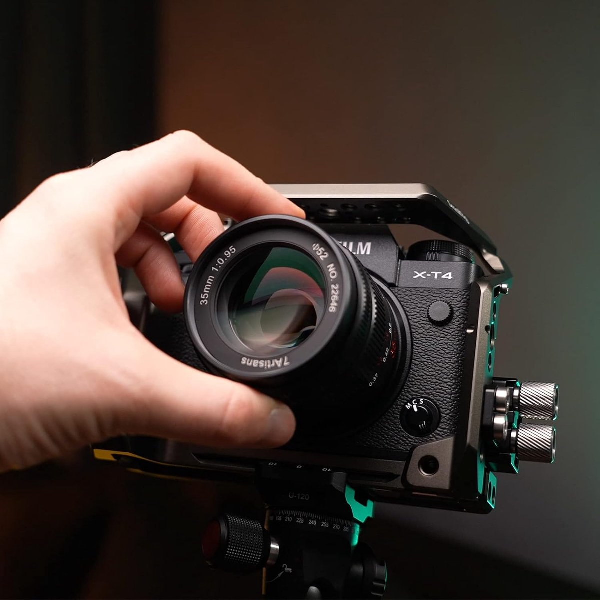 7artisans 35mm f0.95 Groot diafragma APS-C spiegelloze camera's Lens Compact voor Fuji X-T1 X-T2 X-T3 X-T20 X-T30 X-E1 X-E2 X-E3 thumbnail 4