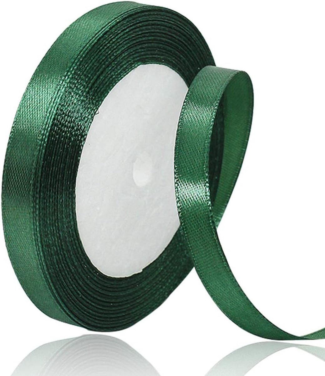 10 mm breed satijnen lint, 22 meter lint, cadeaulint voor geschenkverpakkingen, boeketten, Kerstmis, verjaardags- en bruiloftsdecoraties
