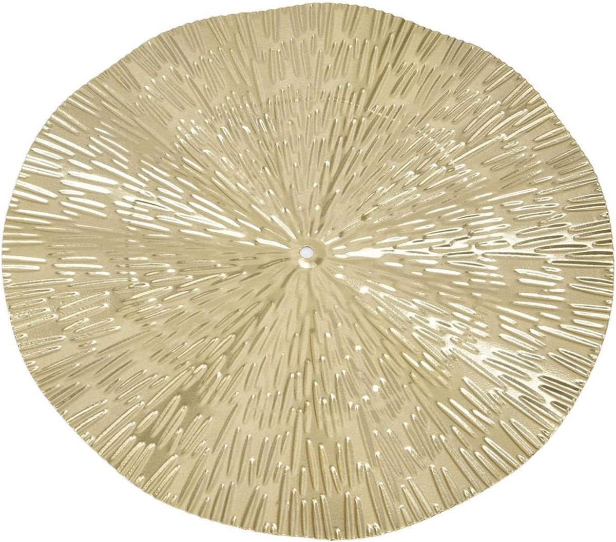 metalen wanddecoratie, gouden lotusblad wandsculpturen modernistische ronde zwevende gekreukte plaat wanddecoratie voor woonkamer slaapkamer kantoor