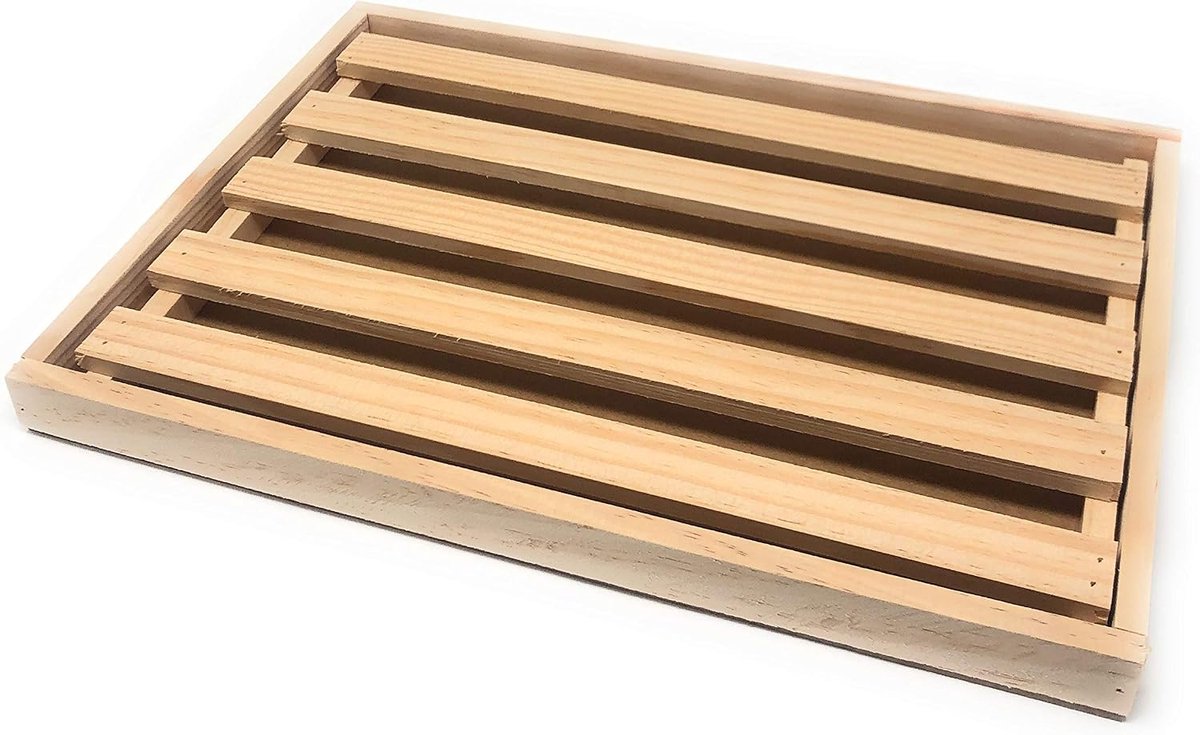 - Broodplank met Verwijderbaar Kruimelrooster - 32 x 22 x 2,5 cm