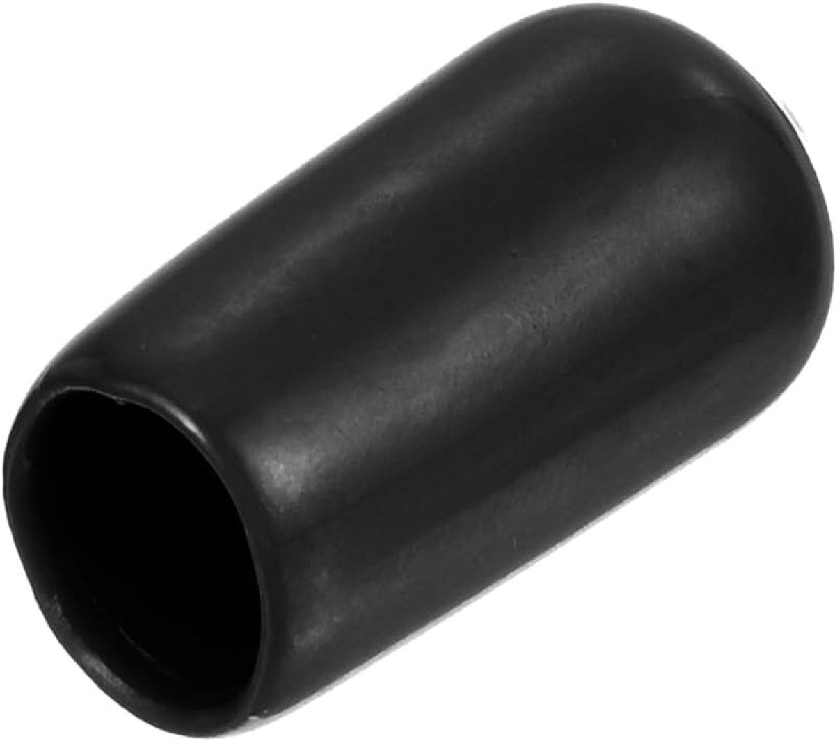 15 stuks rubberen eindkappen 9mm ID, ronde beschermkappen PVC stopfen afdekkappen lochstopfen glijders voor schroeven draadbouten kabels buis voetjes voor meubels, zwart
