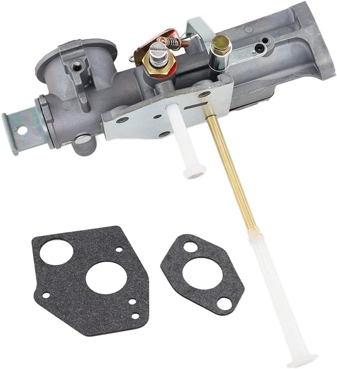 Carburateur met afdichting voor Briggs & Stratton motoren 498298 495426 692784 495951 492611 490533, Pulsa-Jet 299437, Agria balkenmaaier 5300, Tielbürger t75, aggregate, schuifmaaier