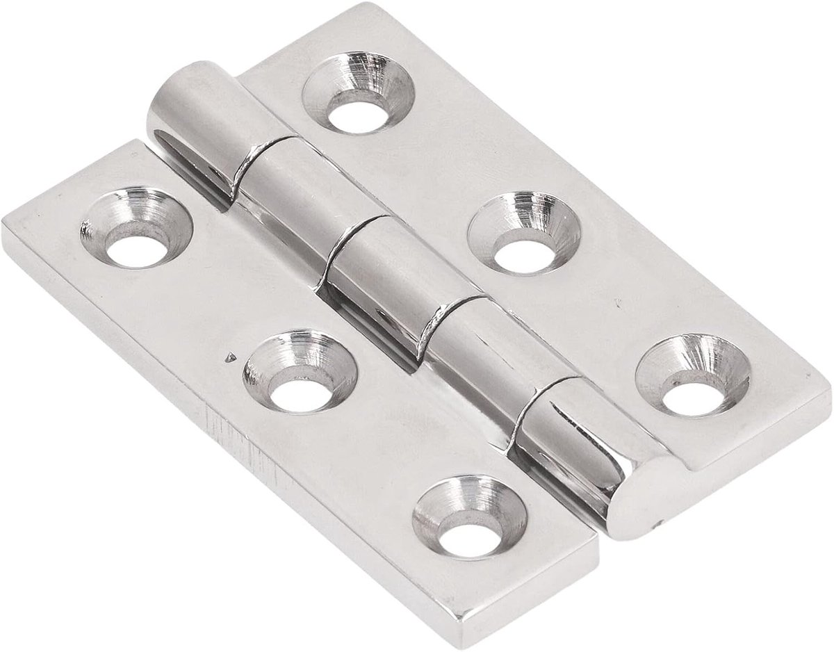 Lift Off Scharnier, 50x75mm 6 Gaten Roestvrij Heavy Duty Roestvrijstalen Scharnier Uit Elkaar Te Halen Scharnier Voor Bootluik En Kastdeur