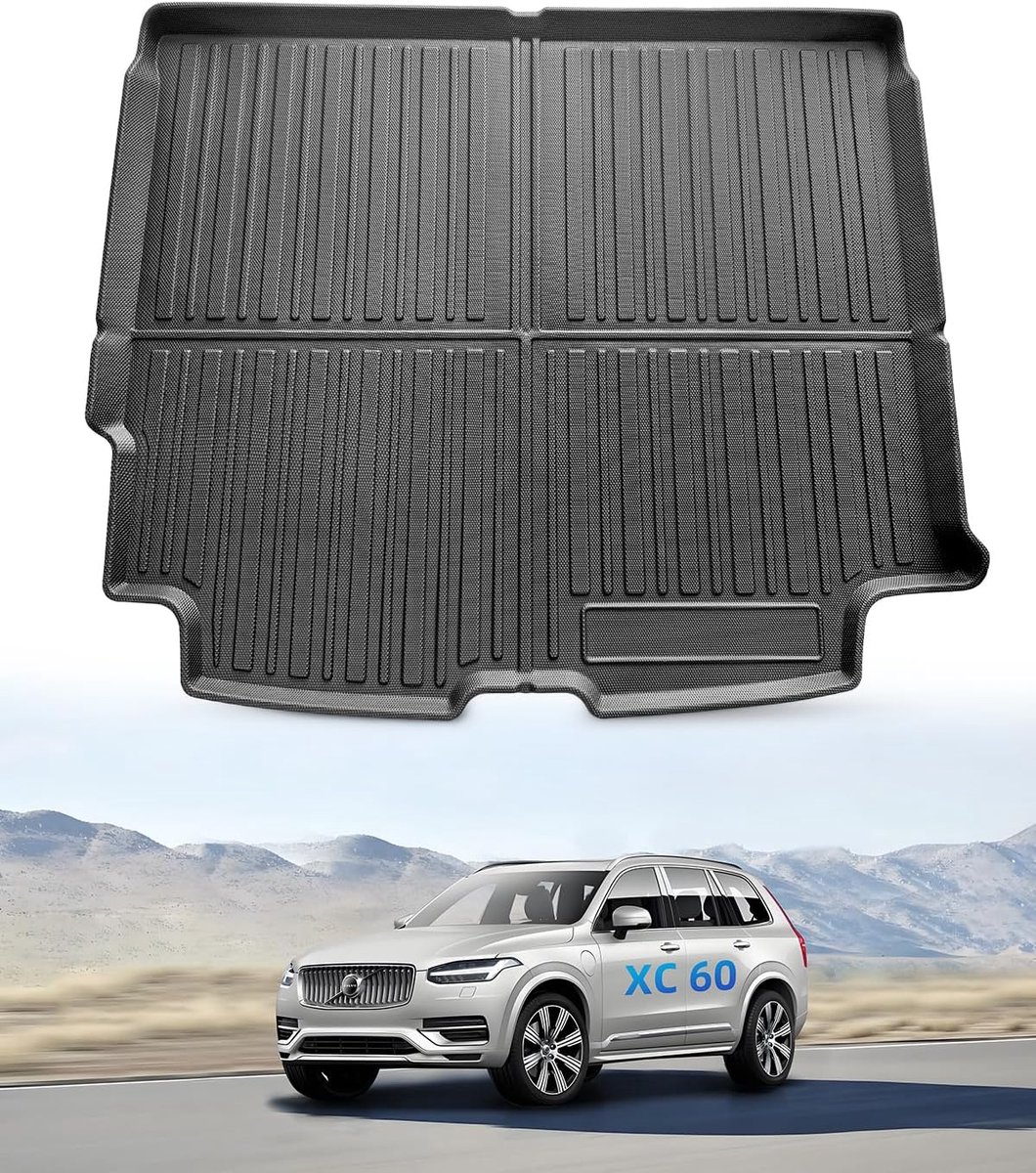 Kofferbakmat Volvo XC60 2018-2026 - TPE - Waterdicht en Antislip - Bescherming voor uw laadruimte - SnelShoppen