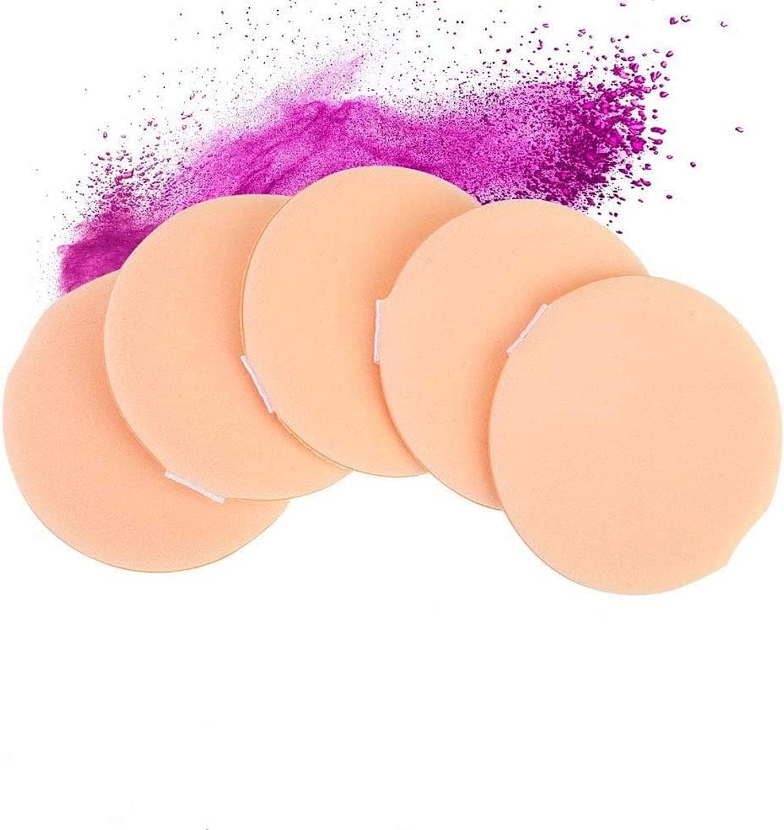 Poeder Puff, Kussen Foundation Spons Ronde Poeder Blender Poeder Bladerdeeg Schoonheid Sponzen Voor Concealer BB Crème Make-up Gereedschap