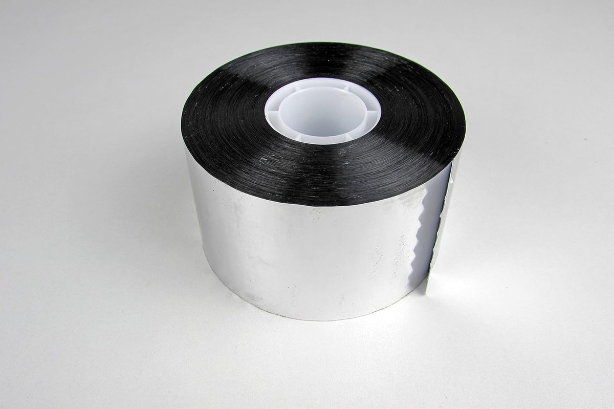 Aluminium PP plakband, 50 mm x 100 m