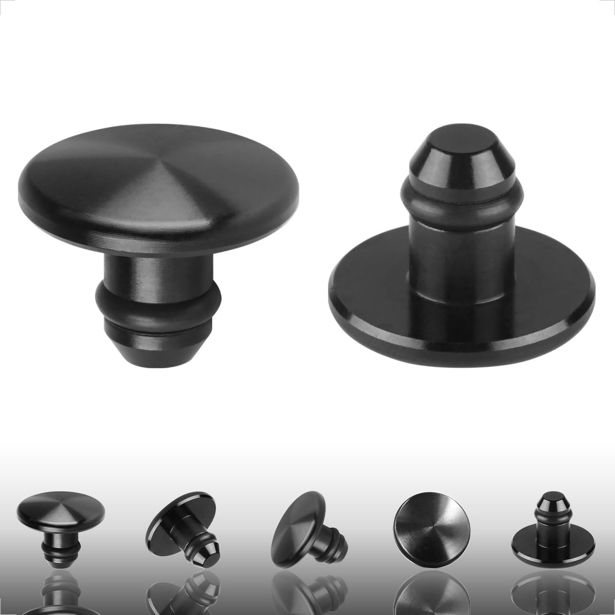 M8 6065-T6 Schroef, CNC, aluminium, anodische oxidatie, motorfiets, spiegel, onzichtbare stop, schroefdraadbout A