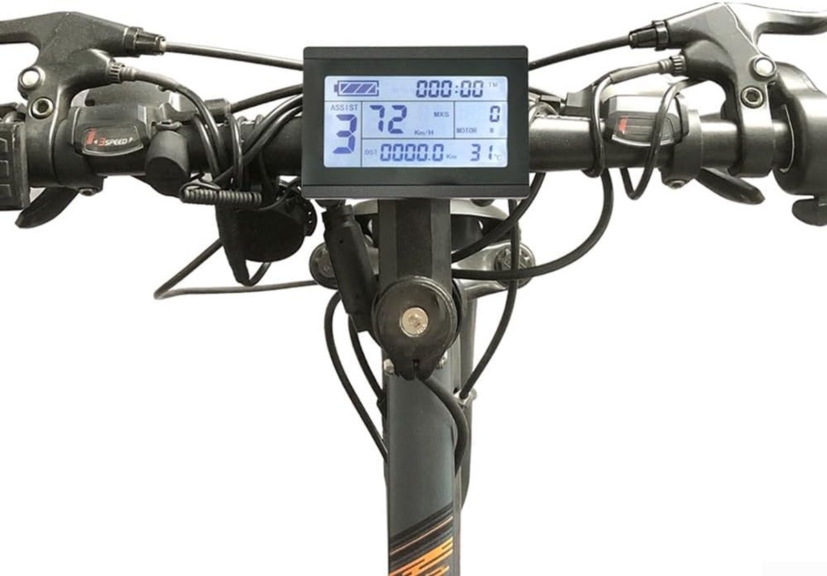 KT LCD3-scherm voor KT-serie controllers 24V 36V 48V LCD voor e-bike