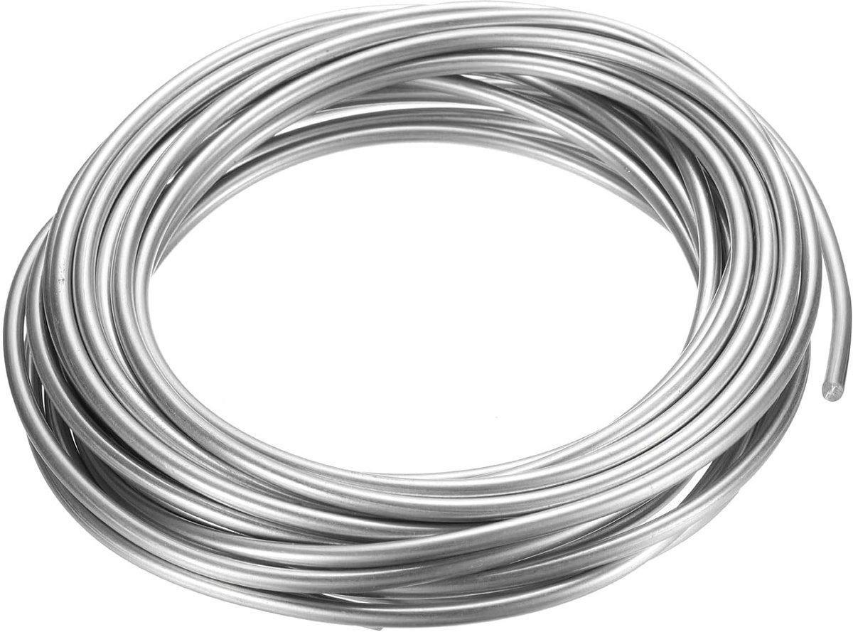 Draad, 1 spoel, 9 gauge, zuiver zinkdraad, 3 mm, zachte draad voor wetenschappelijke laboratoria, experiment, zinkdraad (40 m/rol)