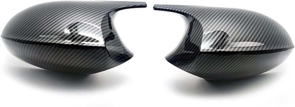 SnelShoppen - M3 Style Carbon Fiber Look Achteruitkijkspiegel Covers voor BMW E90 E91 E92 E93 2005-2009 - Real Carbon Fiber Voor een Sportieve Look