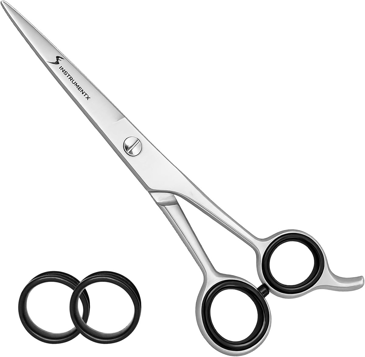 SnelShoppen - Professionele Haarstylingsschaar, RVS Kappersschaar voor Mannen, Vrouwen en Kinderen, Scherpe Haar Scissors 5.5 inch voor Thuis en Salon
