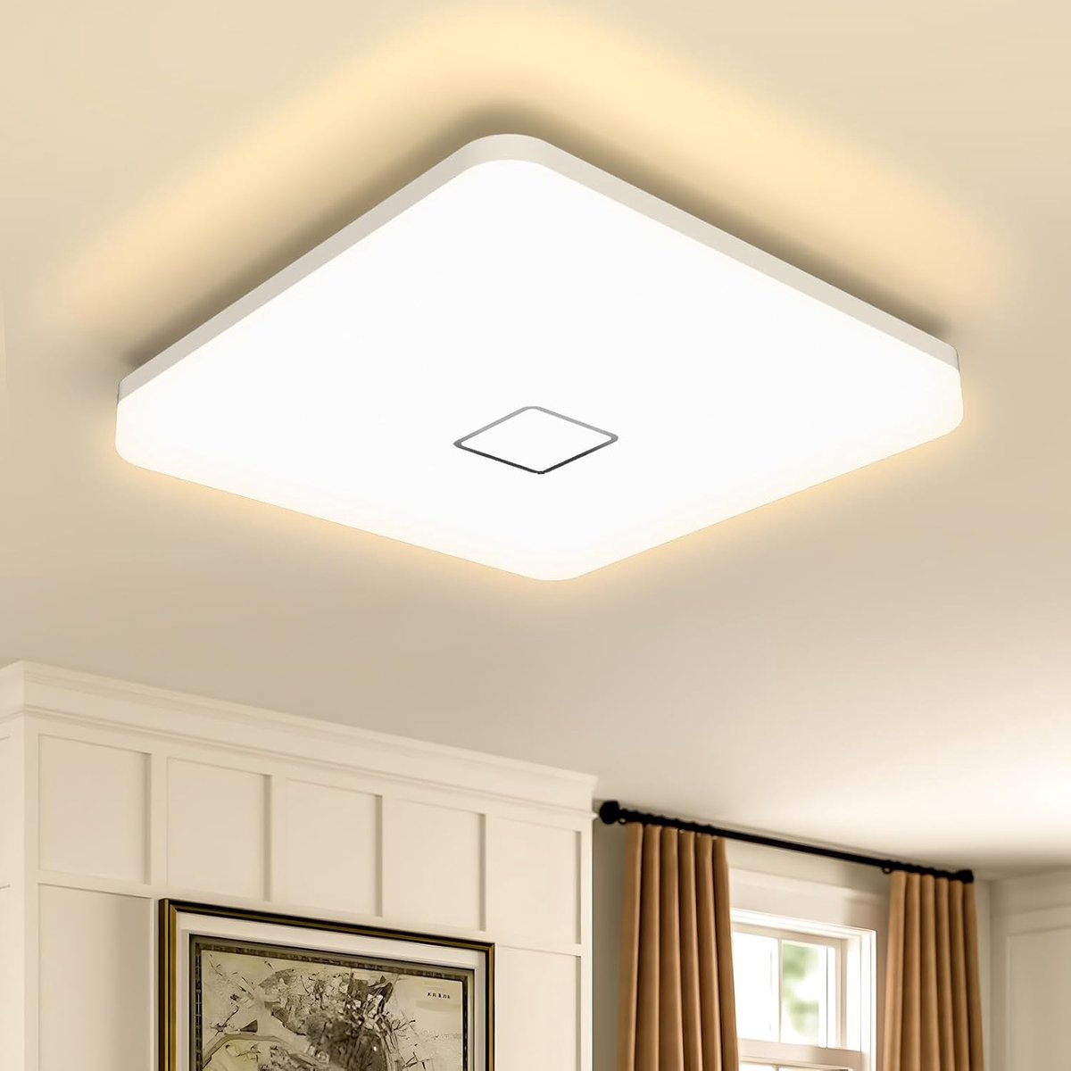 SnelShoppen - Plafondlamp 24 W Waterdicht LEDlamp Modern Plat voor Keuken, Badkamer, Tuin, Woonkamer - Energiebesparende Verlichting
