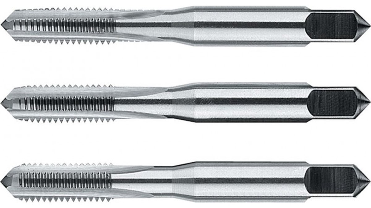 Hss Handtappen Stel set van 3 tappen M20 x 2.50
