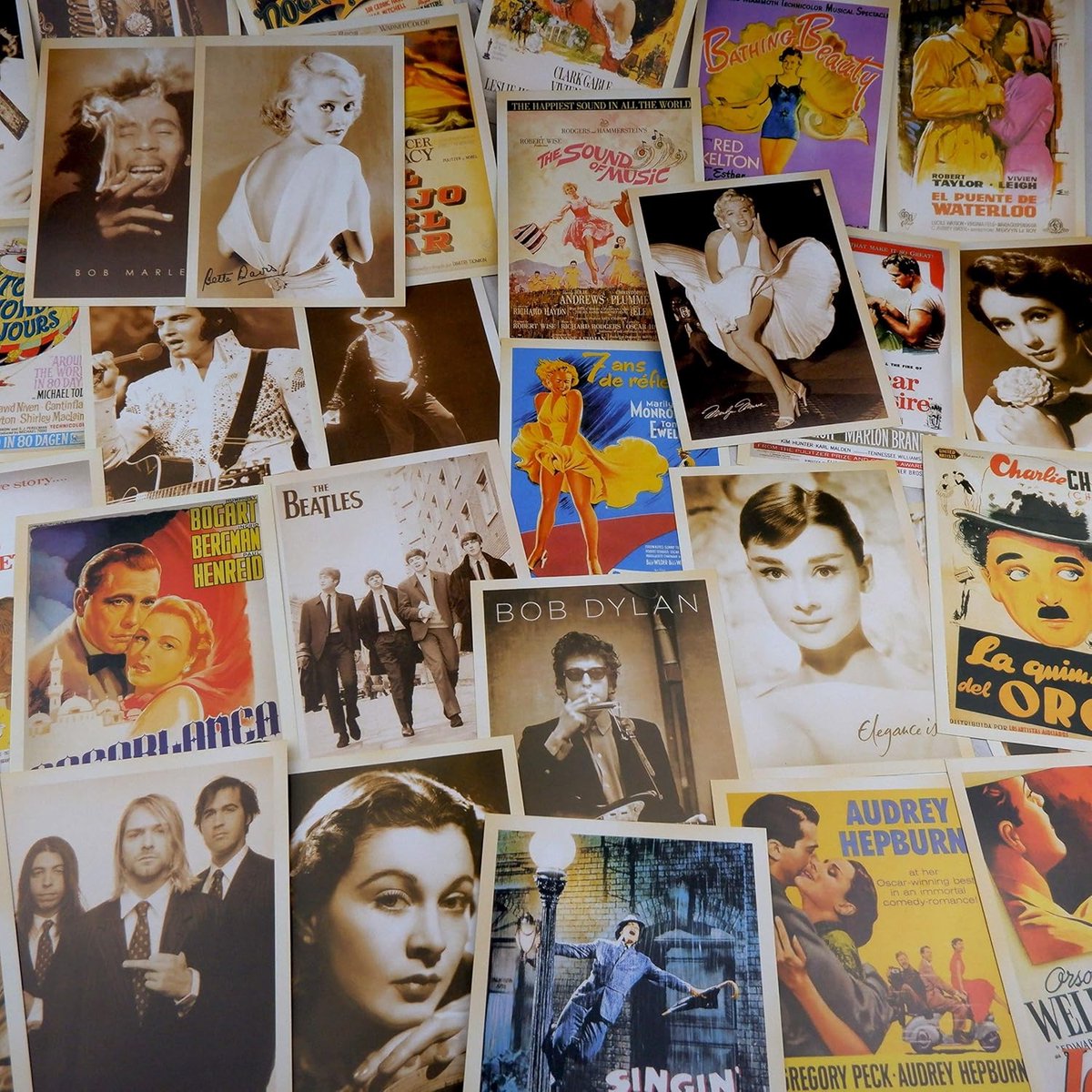 SnelShoppen - 32 Retro Postcards Vintage Set - Oude Europese Gebouwen - 14x10 cm - 300 g/m² - Perfect voor Verjaardagen, Reizen en Postcrossing