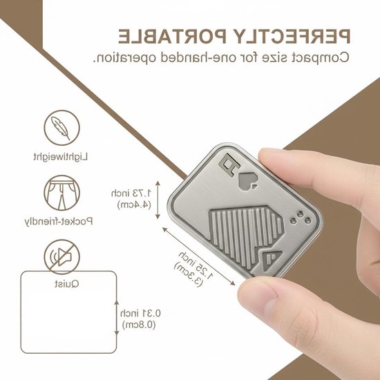 Fidget Slider Magnetisch Speelgoed voor Stressverlichting bij ADHD, Autisme en Angstgevoelens, Anti-Stress Spinner voor Volwassenen — afbeelding 5